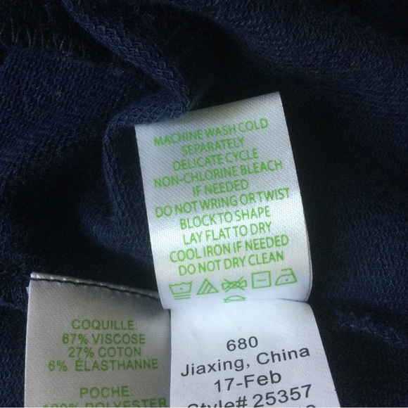 Lilly Pulitzer Navy Tunic Top Size Small - Picture 10 of 10